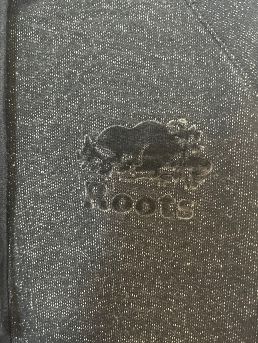 Roots Canada Heathered Black Full Zip Hoodie - Picture 6 of 12